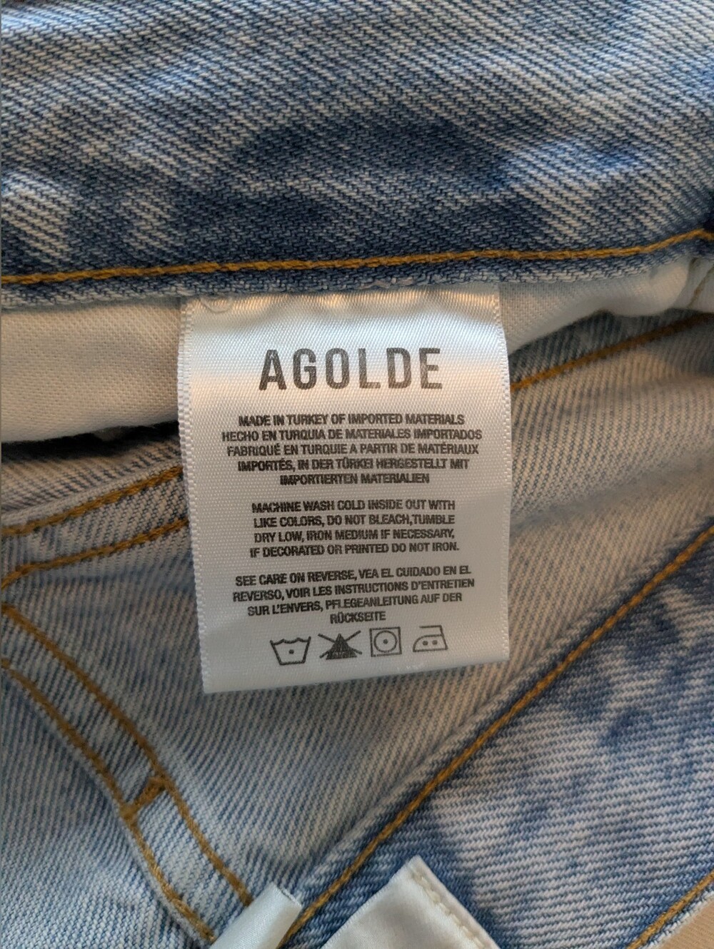 Agolde 90s Straight Jeans 26x29 - Picture 5 of 6